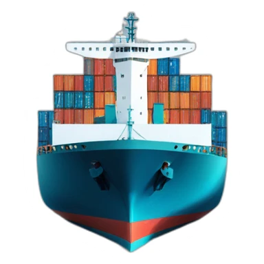 container ship sticker
