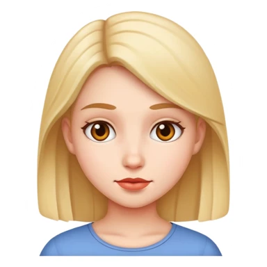 realistic portrait of girl sticker