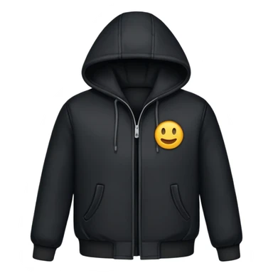 Hood of a jacket sticker