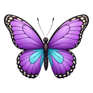 Asexual flag butterfly  sticker