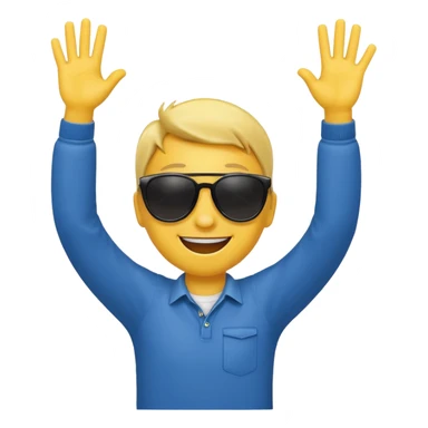 An emoji best used to describe dancing, rnb & hip hop sticker