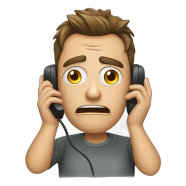 Client scared of phone sticker