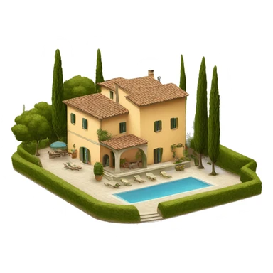 Tuscany villa sticker