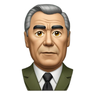 Leonid Brezhnev sticker