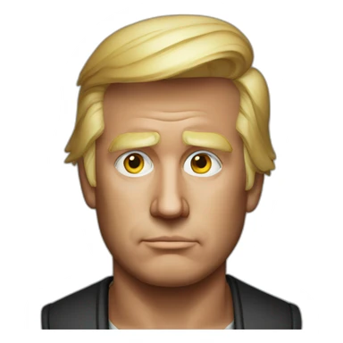 Donald trump mugshot sticker