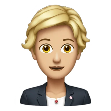 Emannuelle Macron marathon sticker