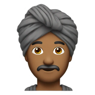 turban guy sticker