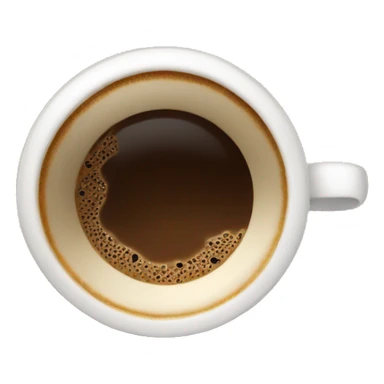 A cup of coffee with coconut sticker