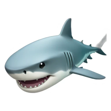 Shark in swimming pool  sticker
