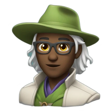 Sage character from Valorant game sticker