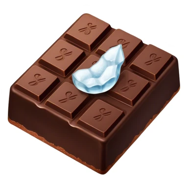 dark chocolate with sea salt sticker