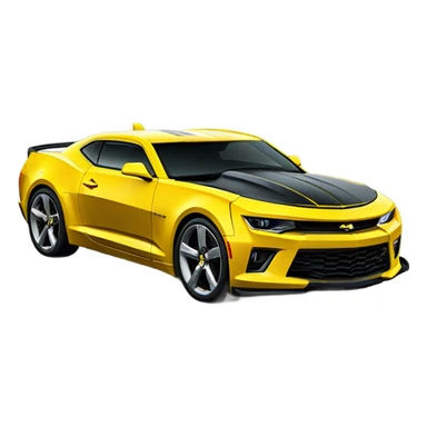 Yellow Camaro bumblebee sticker