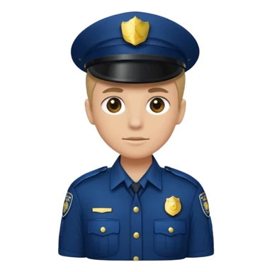 police uniform sticker
