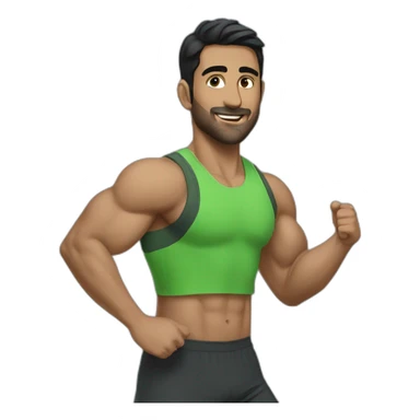 kamran amirifar is exercising sticker