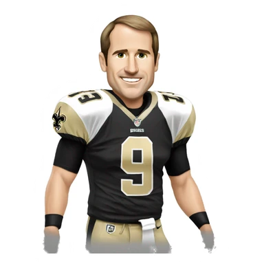 drew brees sticker
