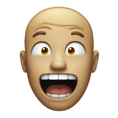 Dead cry laughing sticker