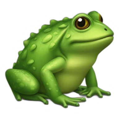 sapo asombrado sticker