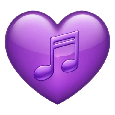 music heart note purple sticker