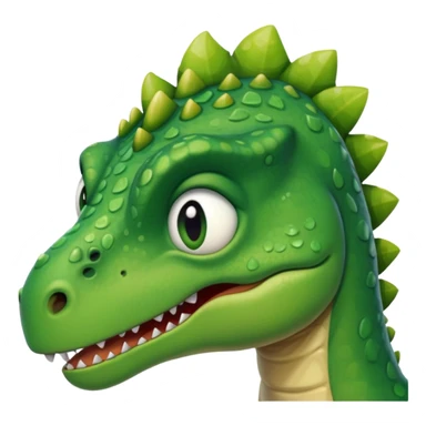 Dinosaur with a tear in his eyes sticker