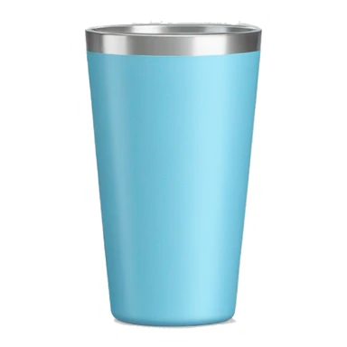 pale blue tumbler sticker