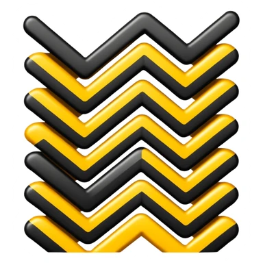 Rayos y centellas en expresión de alegría color negro sticker