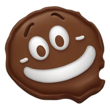 Toffee chocolate sticker