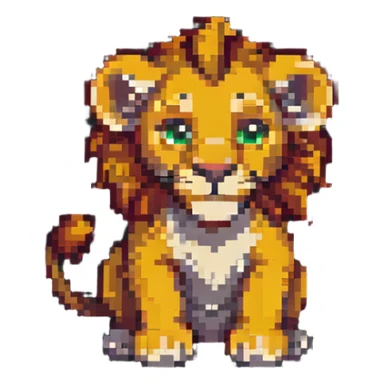 Simba from Disney sticker