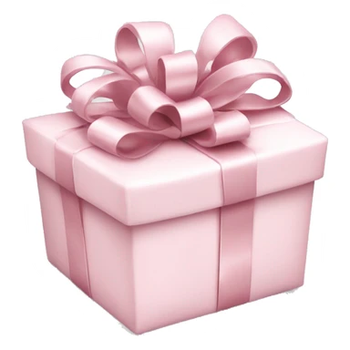 Light pink Christmas gifts under a white Christmas tree  sticker