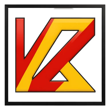 Mejorar la numero 4 las lineas del mismo tamaño color rojo amarillo y negro sticker