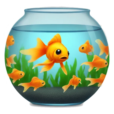 Goldfish bowl sticker