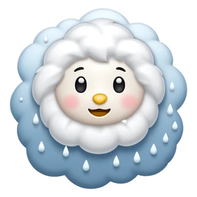 Zăpadă albă sticker