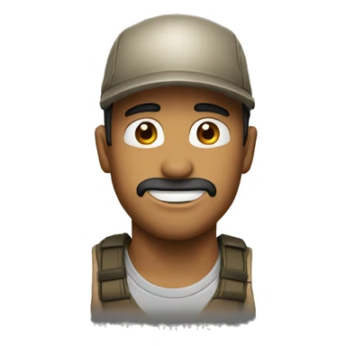 Chico con visera sticker