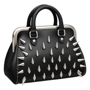 purse with spikes in it  sticker
