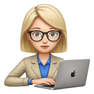 it-specialist-with-laptop-and-code-female sticker