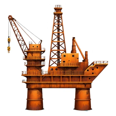 oil rig sticker
