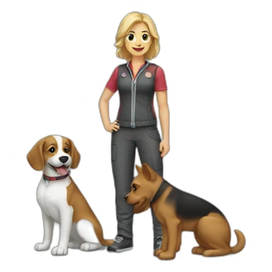 Dog trainer sticker
