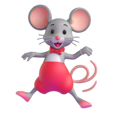 dancing mouse sticker
