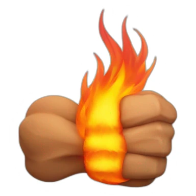 biceps on fire sticker