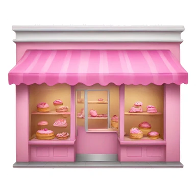 Pink bakery sticker