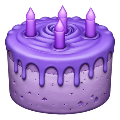 Lavender cake Piece sticker
