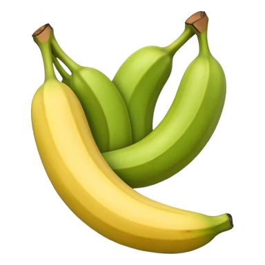 crear un emoji de platano verde para copiar y pegar en fb sticker