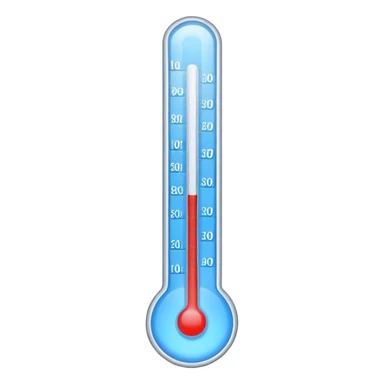 cold ice thermometer only blue color stick sticker
