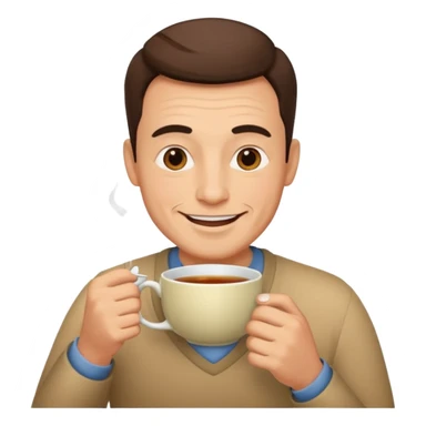 Çay içen Baba  sticker