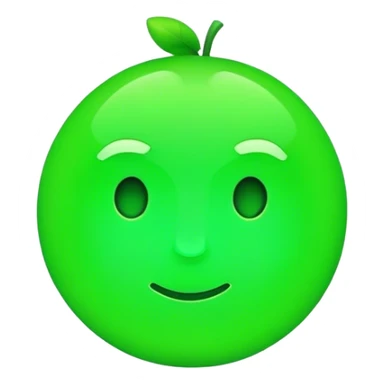 percent green neon sticker