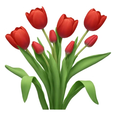 Red Tulips  sticker