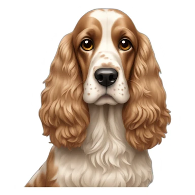Dog-english-cocker-spaniel-full-height sticker
