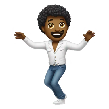Disco dancing sticker