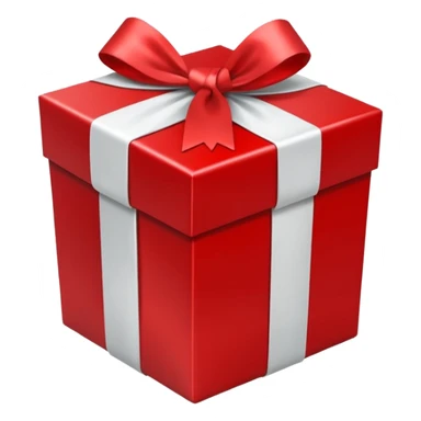 Decorative Gift Box red sticker