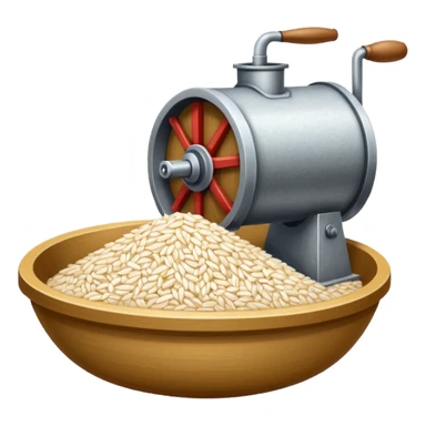 Milling rice sticker