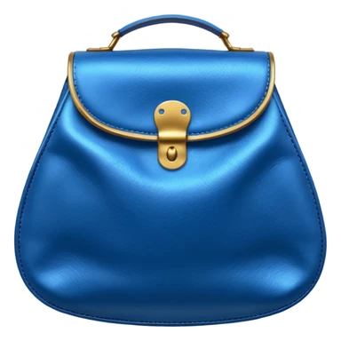 bag of blue coins sticker